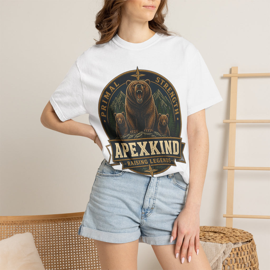 Apexkind Bear Logo T-shirt | Primal Strength, Raising Legends
