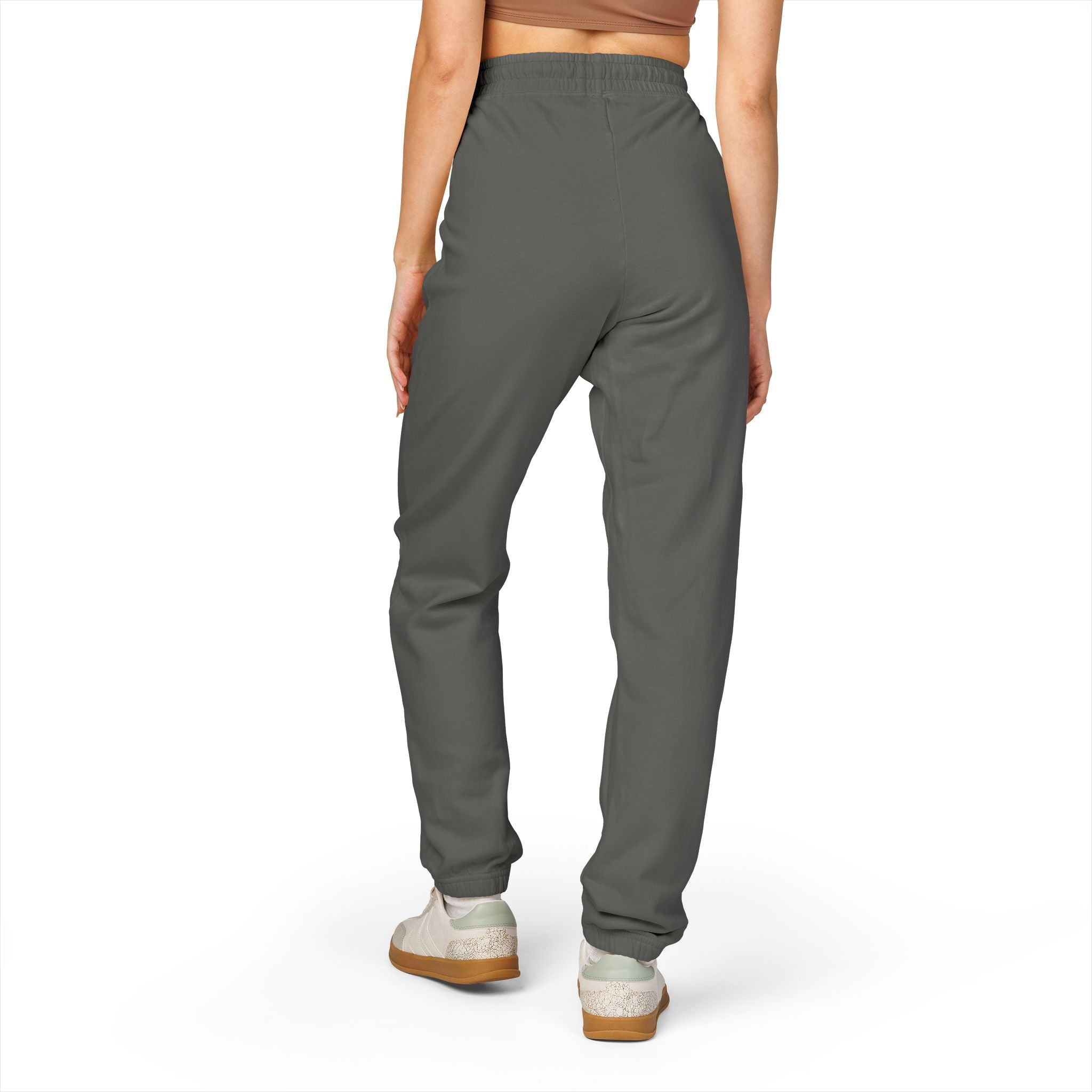Tree Logo Fleece Sweatpants — Relaxed Garment-Dyed Joggers