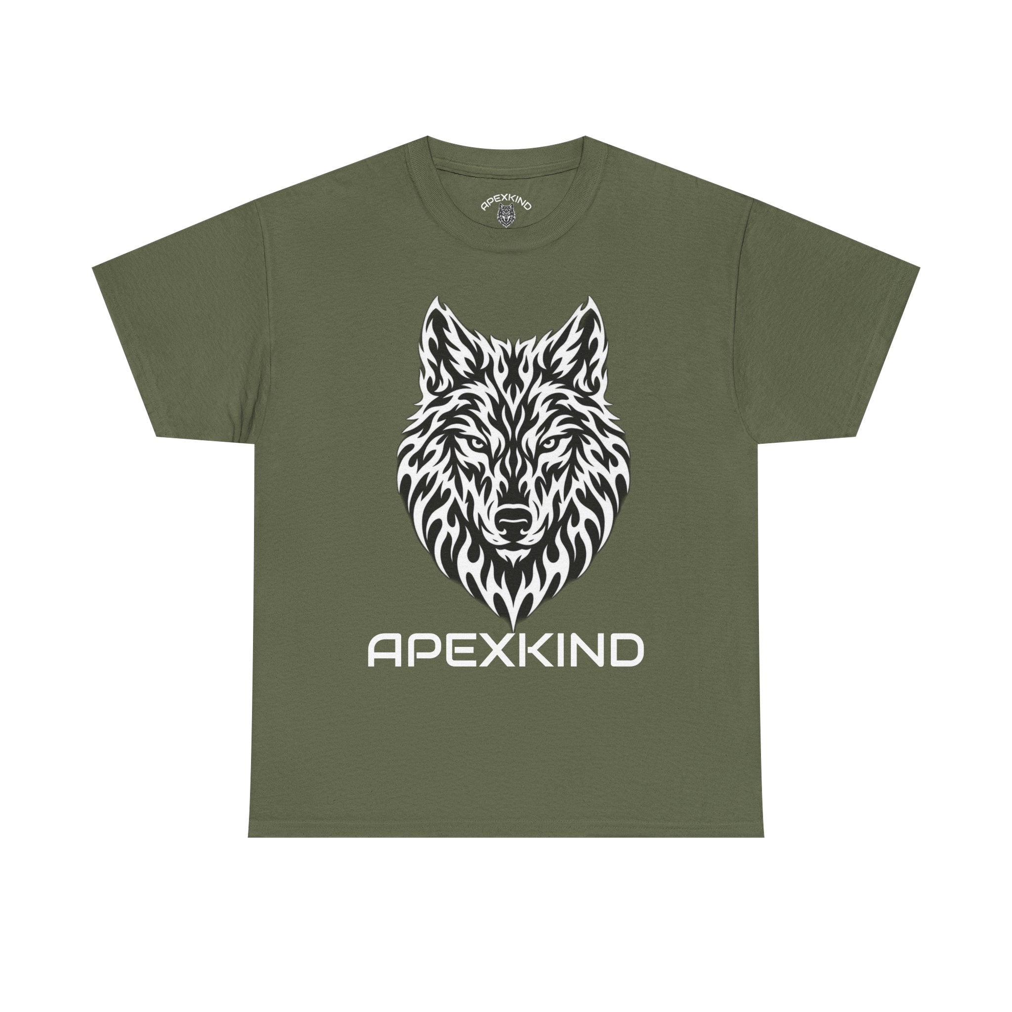 APEXKIND Wolf Tee — "WALK WILD LIVE SHARP" T-Shirt