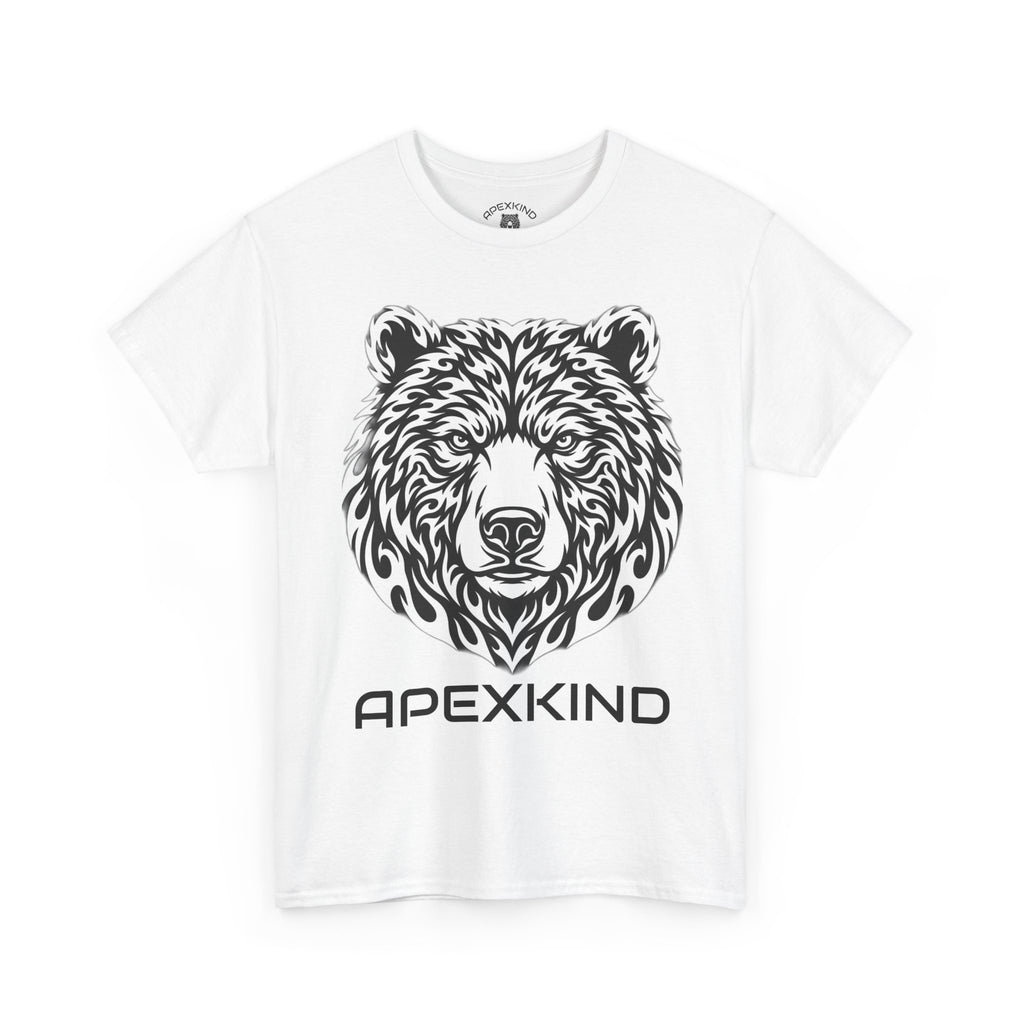 Bear Logo T‑Shirt — APEXKIND 'Stay Apex, Stay Driven' Graphic Tee