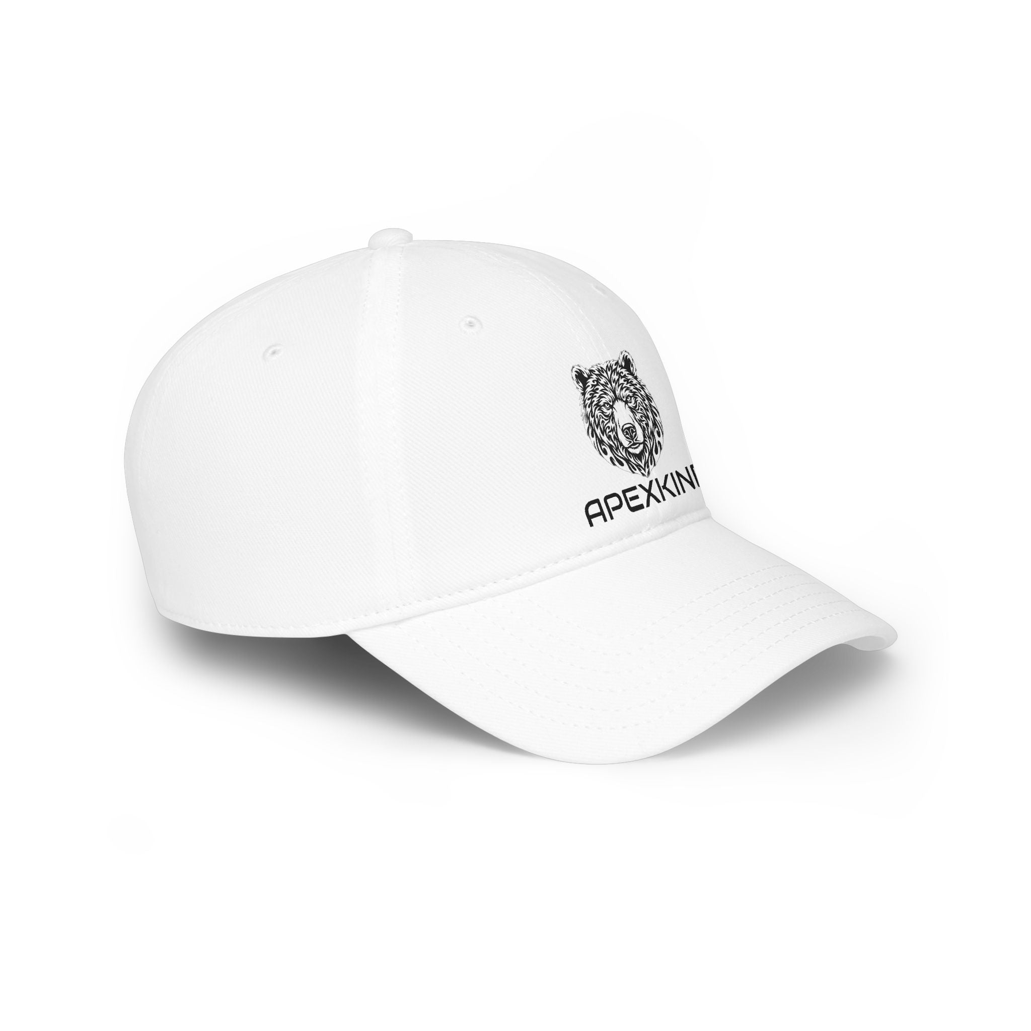 Grizzly Logo Baseball Cap — 'APEXKIND' Embroidered Low Profile Hat