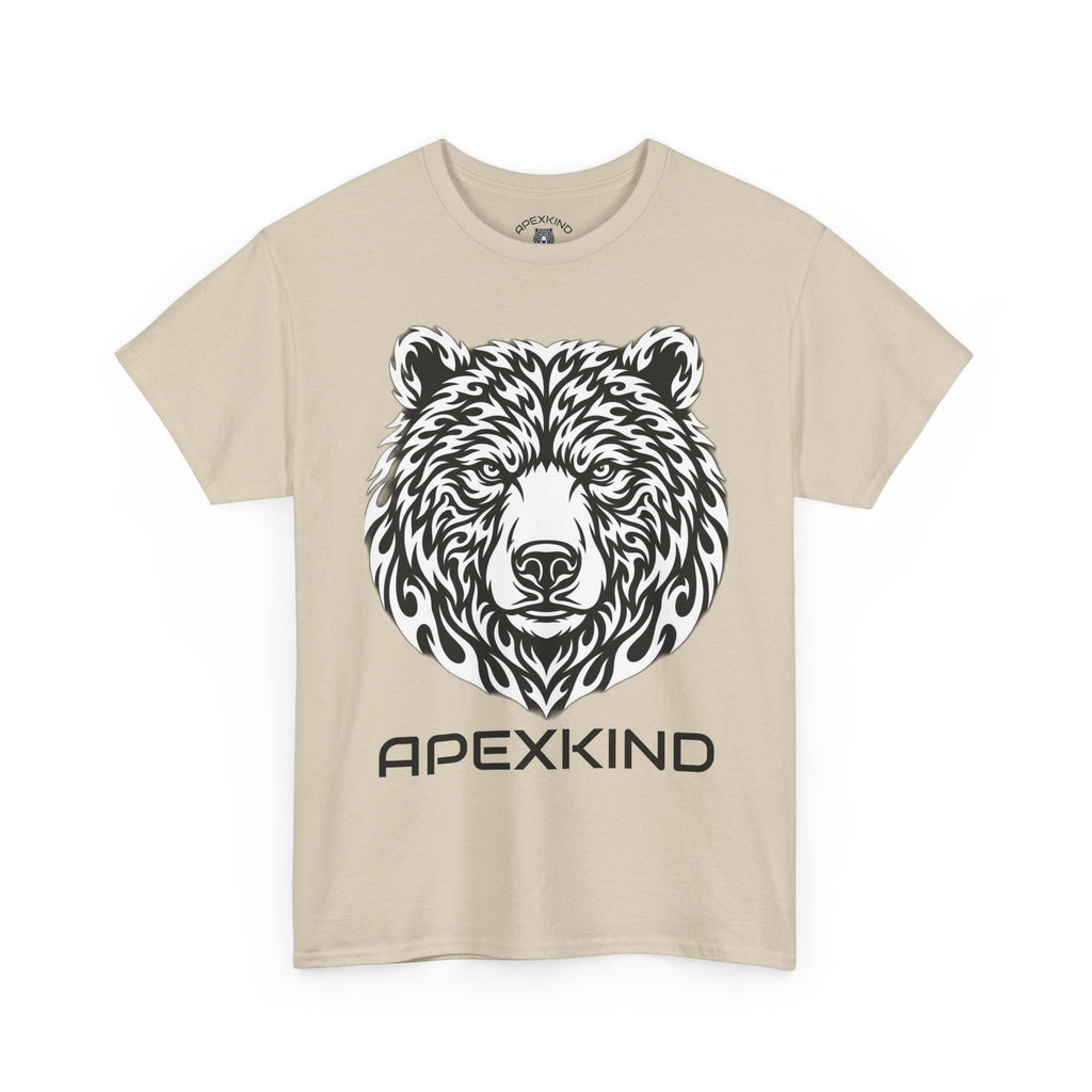 Bear Logo T‑Shirt — APEXKIND 'Stay Apex, Stay Driven' Graphic Tee