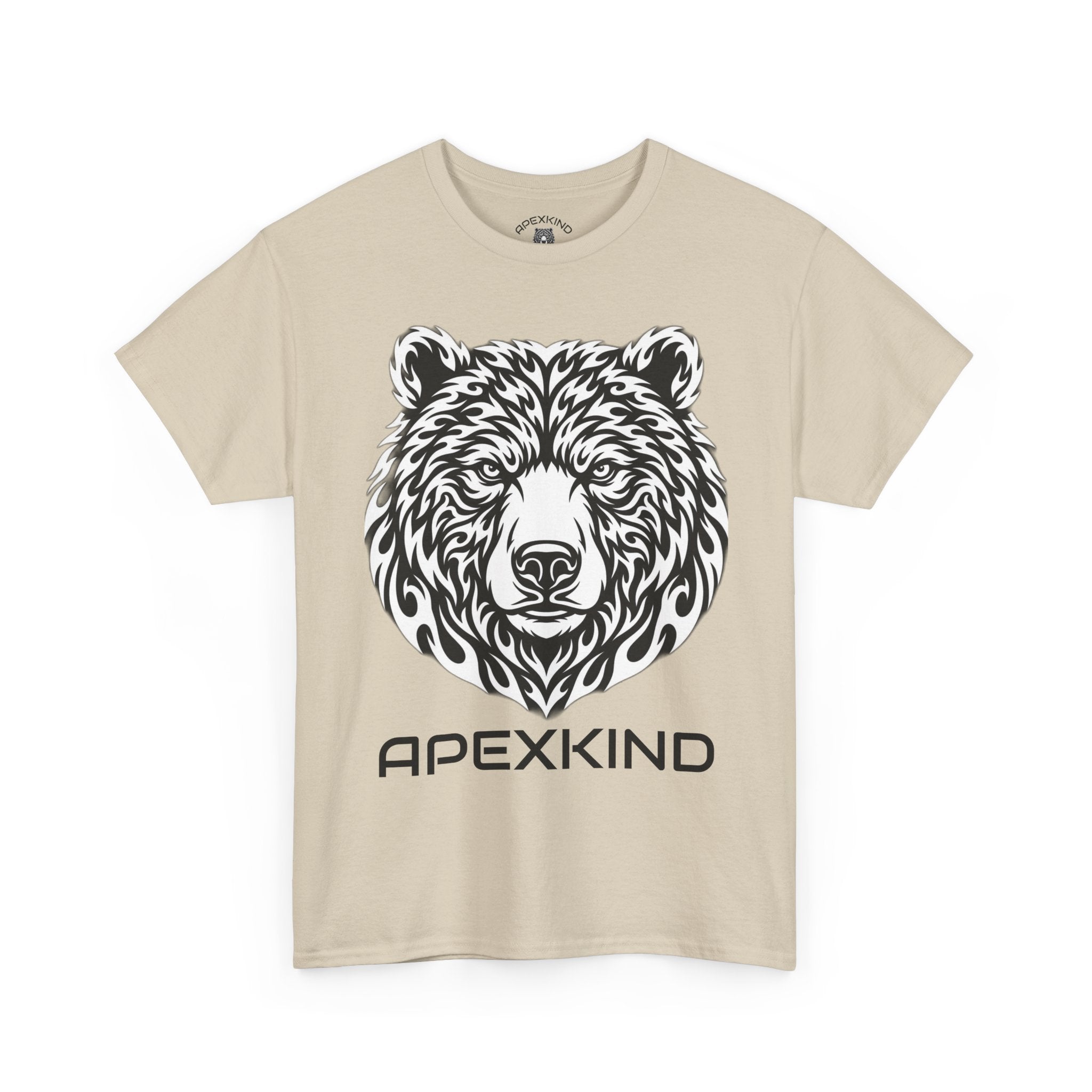Bear Logo T‑Shirt — APEXKIND 'Stay Apex, Stay Driven' Graphic Tee
