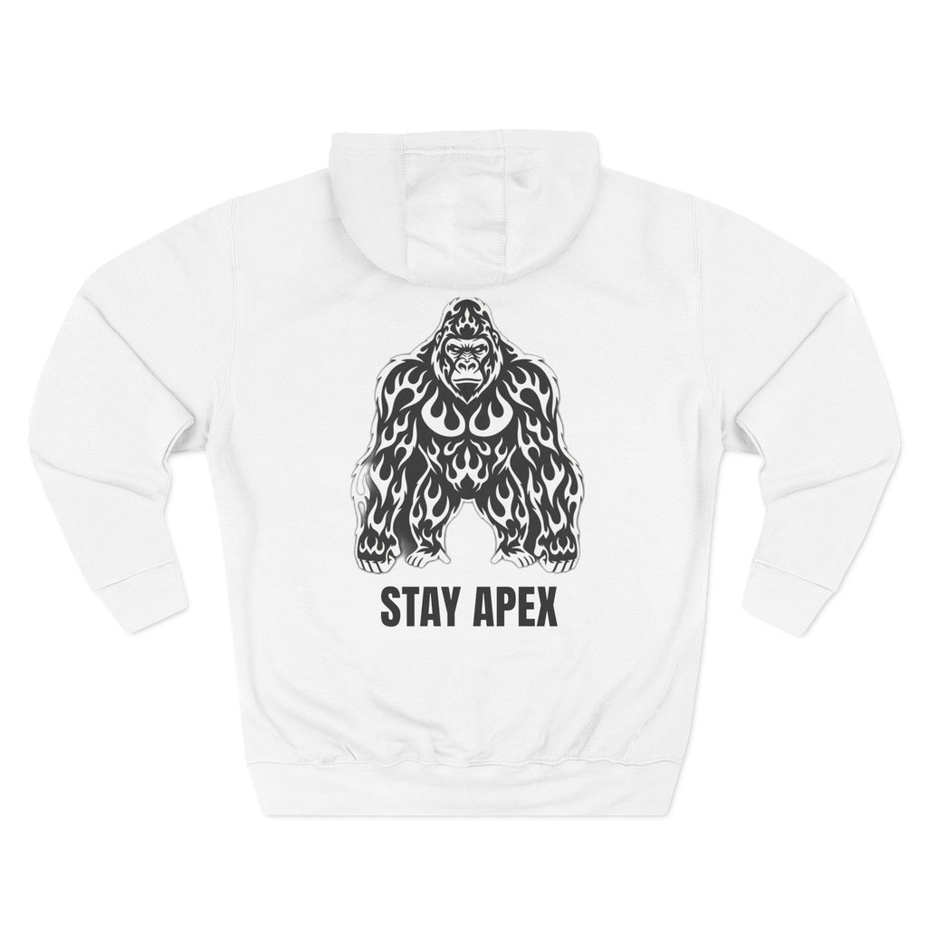 Apex Kind Gorilla Hoodie — 'Stay Apex' Graphic Fleece Hoodie