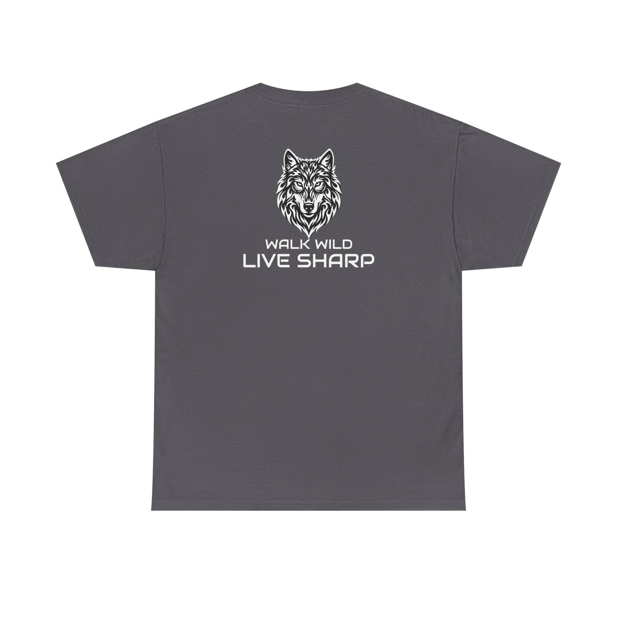 APEXKIND Wolf Tee — "WALK WILD LIVE SHARP" T-Shirt