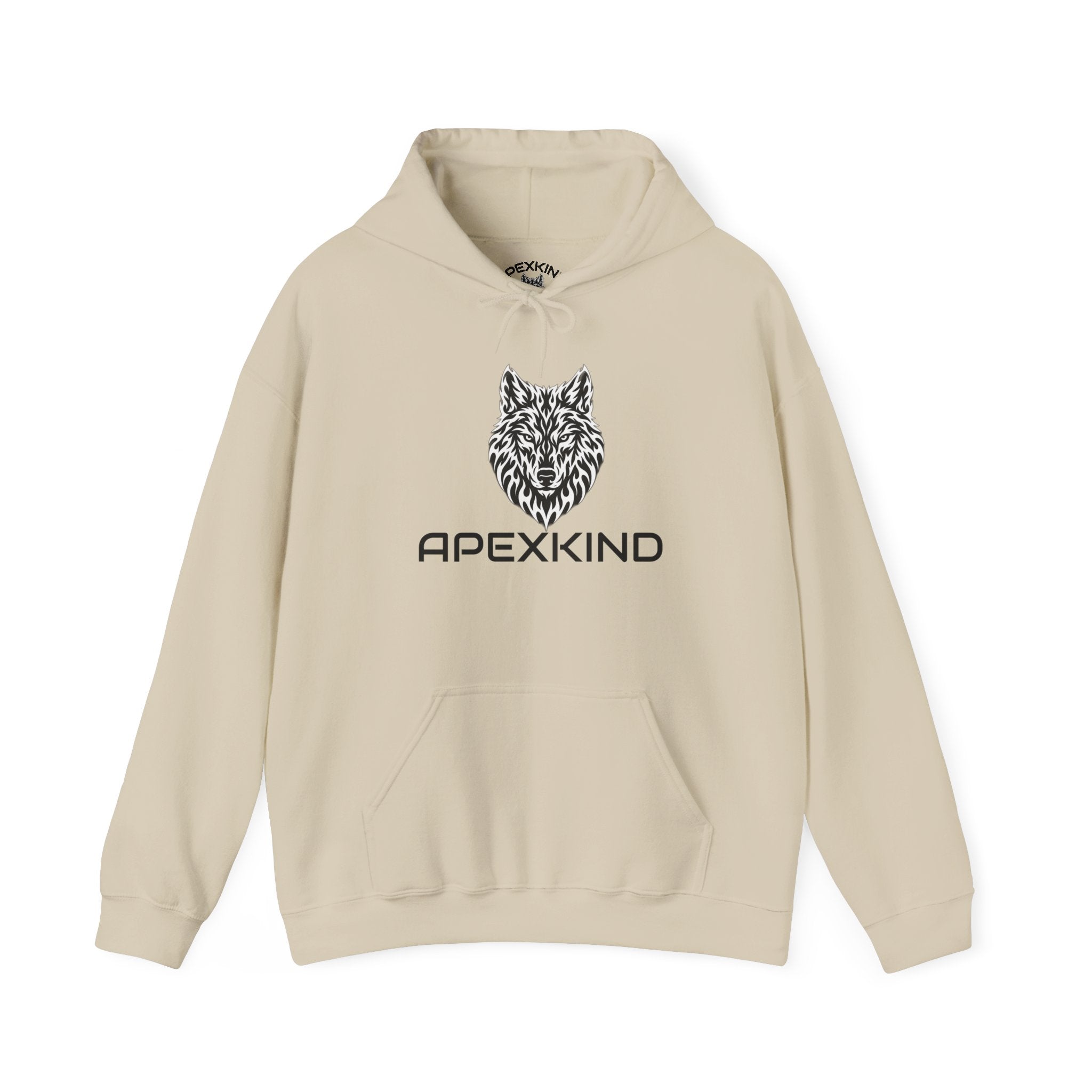Tribal Flame Wolf Hoodie – ApexKind