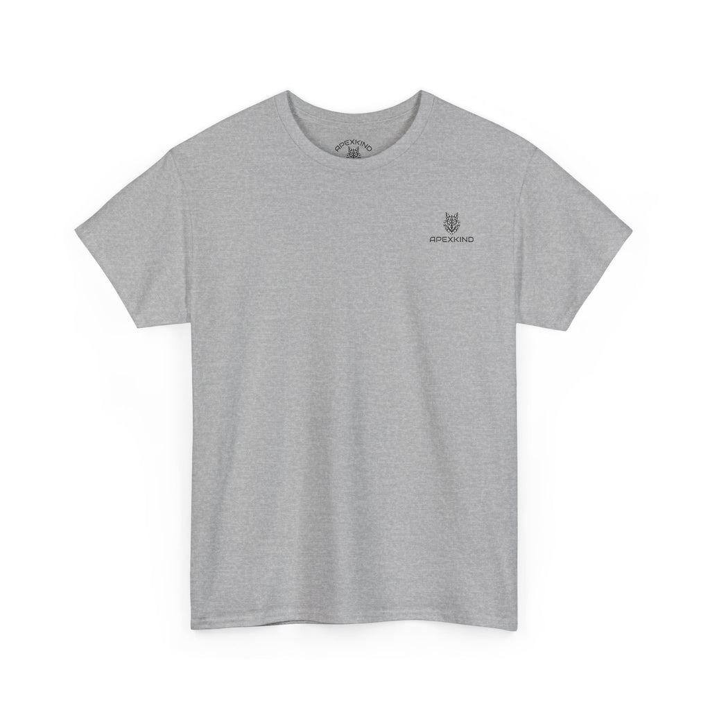 Wolf Graphic Tee — 'Stay Apex, Stay Driven' Motivational Shirt