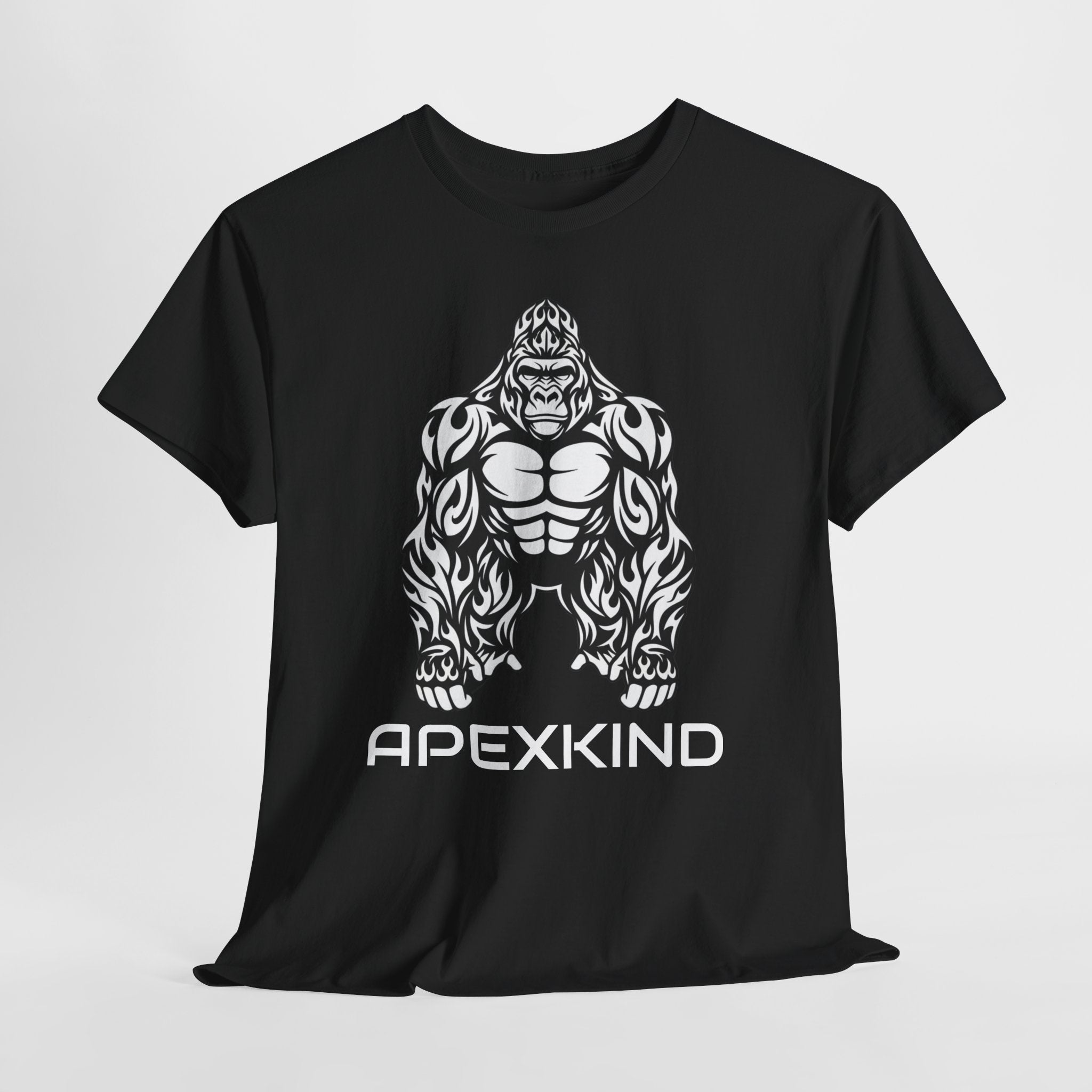 ApexKind Gorilla Tee — 'ApexKind ALPHA MALE 'WALK WILD LIVE SHARP'