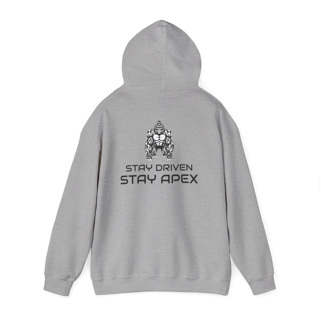Apexkind Hoodie — ‘Apexkind’ Logo & ‘Stay Driven Stay Apex’ Motivational Graphic Hoodie