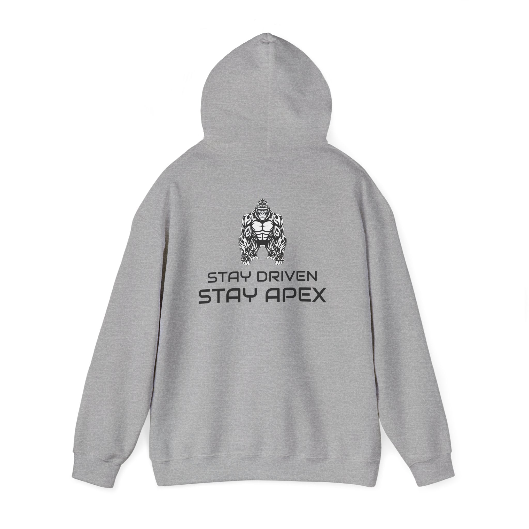 Apexkind Hoodie — ‘Apexkind’ Logo & ‘Stay Driven Stay Apex’ Motivational Graphic Hoodie
