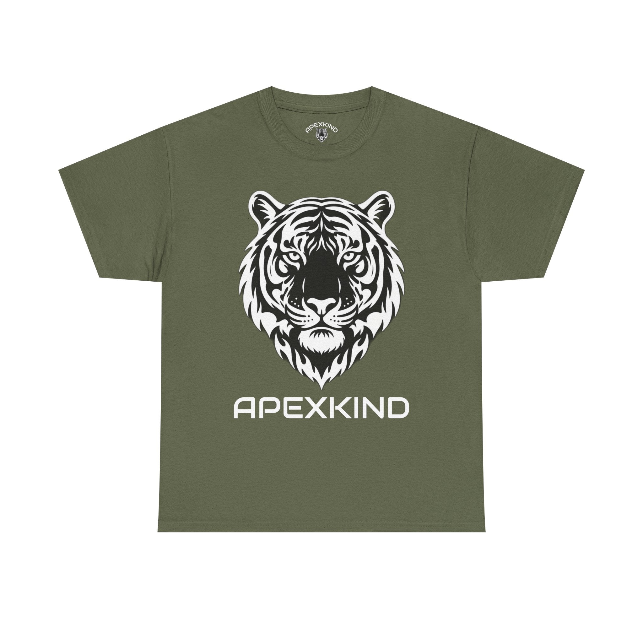Tiger Logo T-Shirt — APEXKIND "Stay Apex, Stay Driven" Graphic Tee