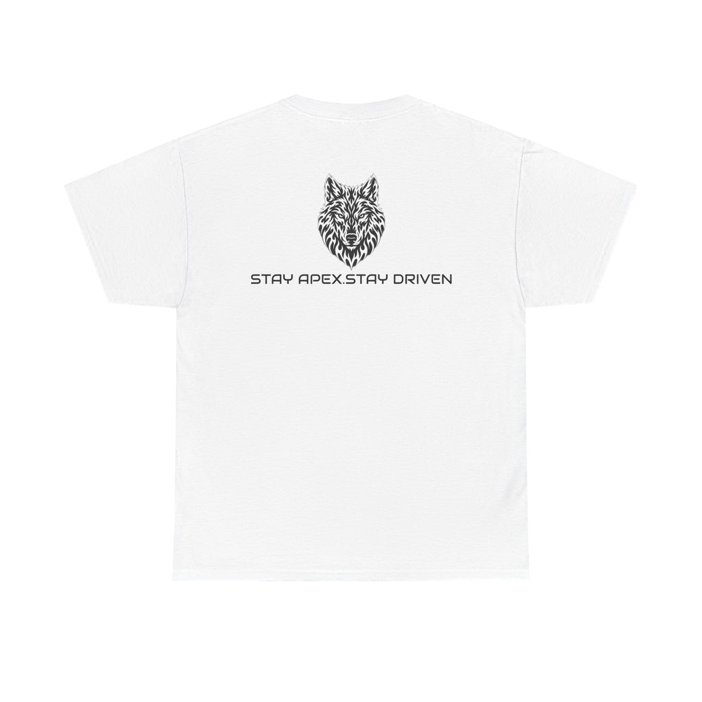 Wolf Logo Tee — APEXKIND 'Stay Apex, Stay Driven' Graphic T-Shirt