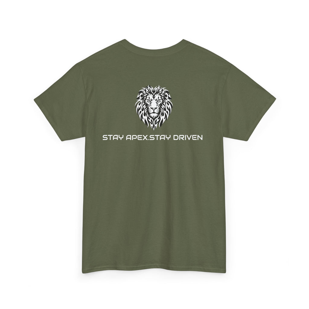 Lion Crest Tee — APEXKIND Motivational Graphic T-Shirt