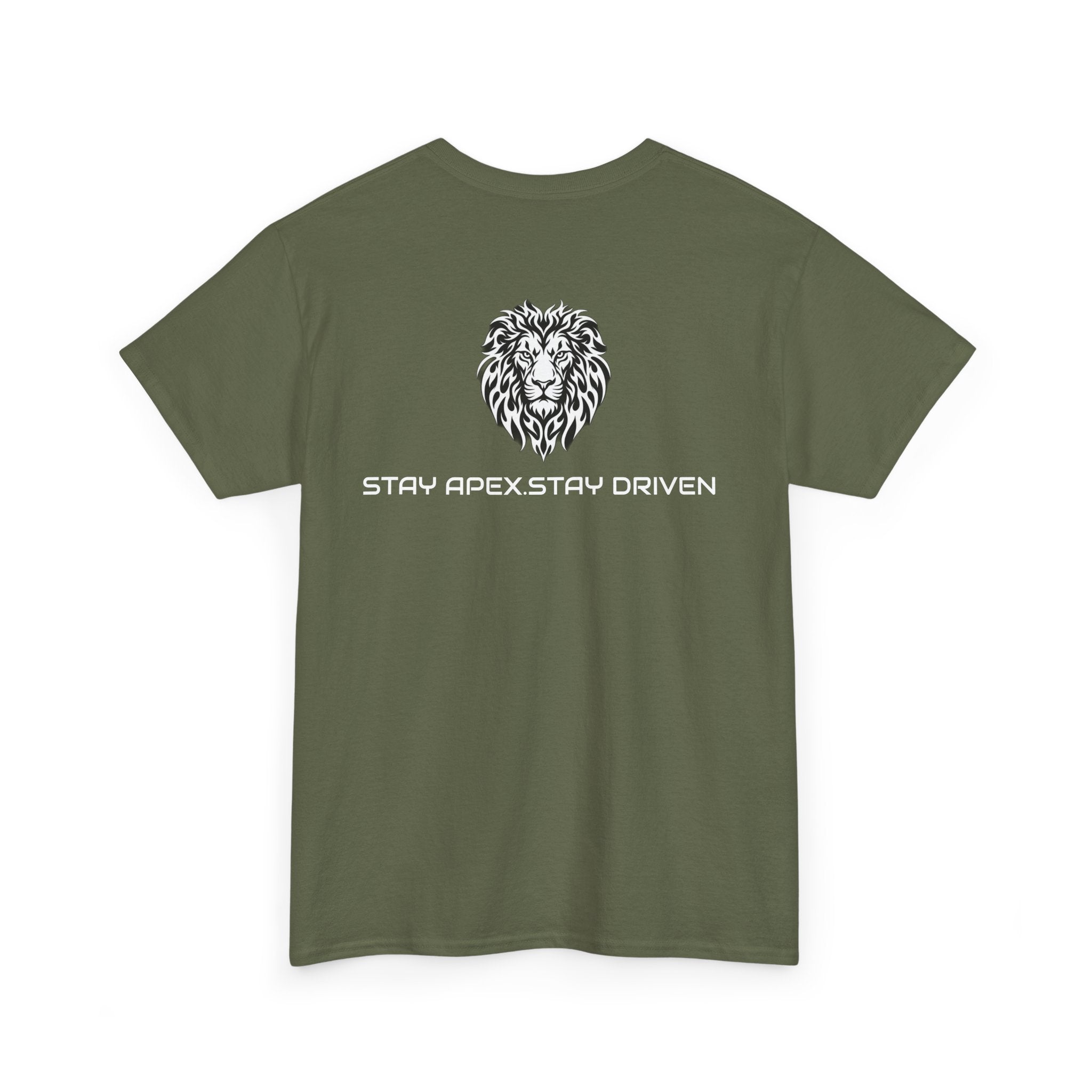 Lion Crest Tee — APEXKIND Motivational Graphic T-Shirt