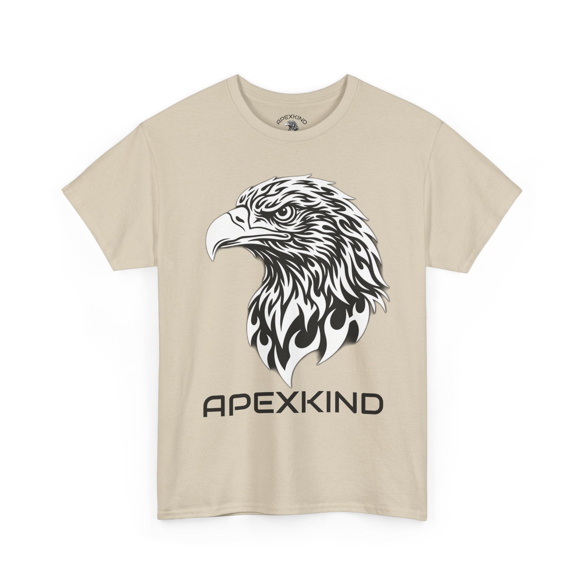 ApexKind Eagle Tee — Bold Tribal Eagle Graphic T-Shirt ("ApexKind" & “Stay Apex Stay Driven")