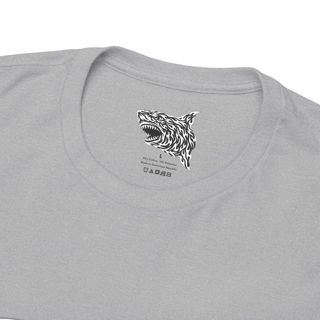 Tribal Flame Shark T-Shirt | Apex Predator Graphic Te