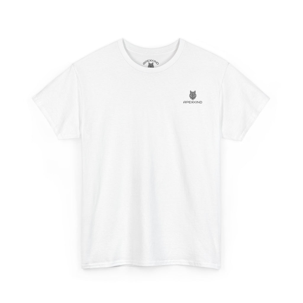 Wolf Graphic Tee — 'Stay Apex, Stay Driven' Motivational Shirt