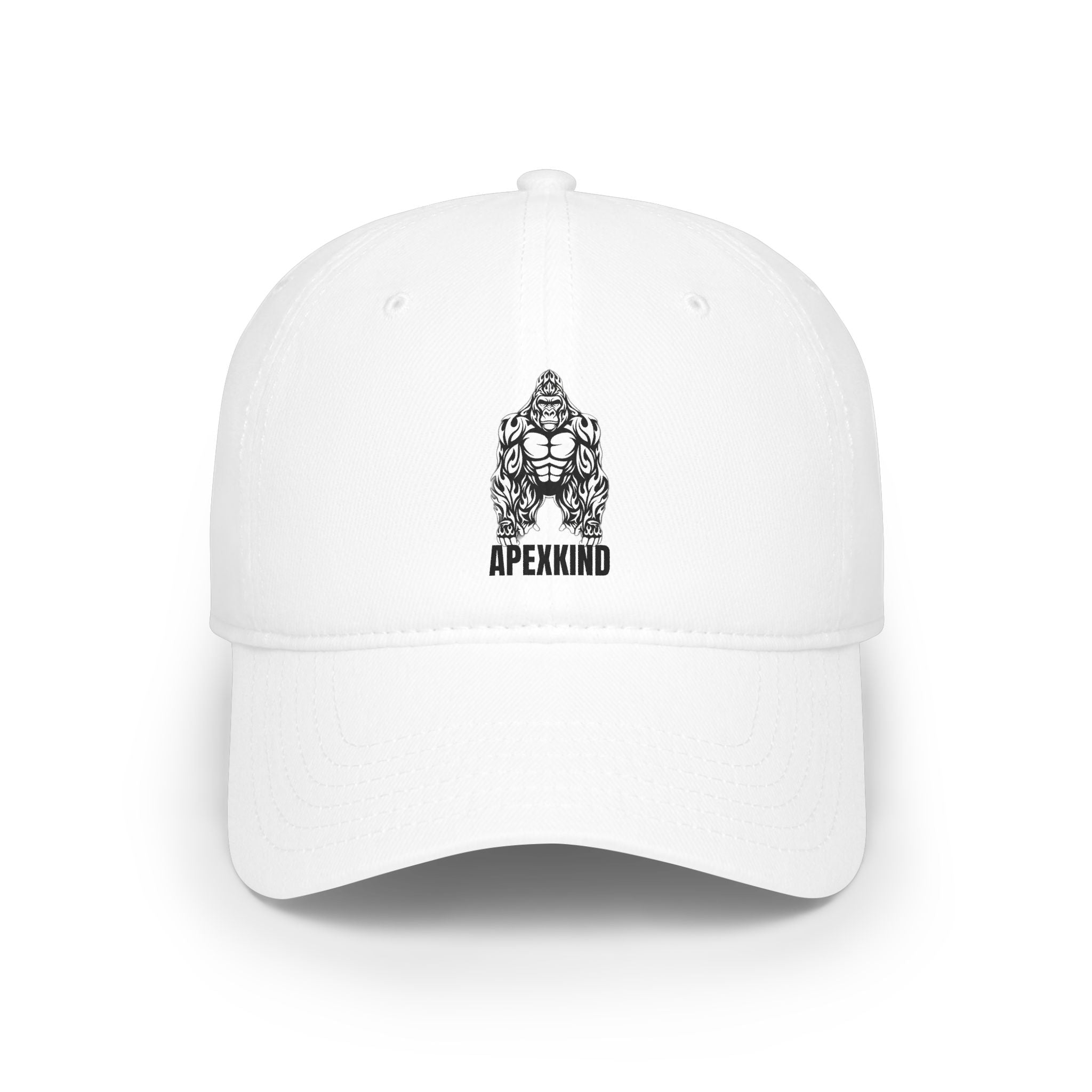 ApexKind Gorilla Embroidered Low Profile Baseball Cap