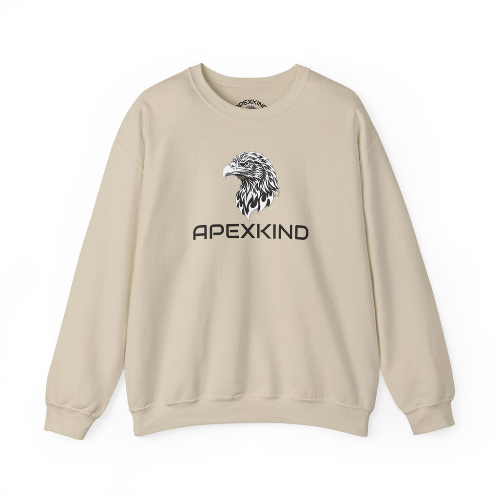 ApexKind Eagle Crewneck Sweatshirt — Walk Wild Live Sharp Graphic