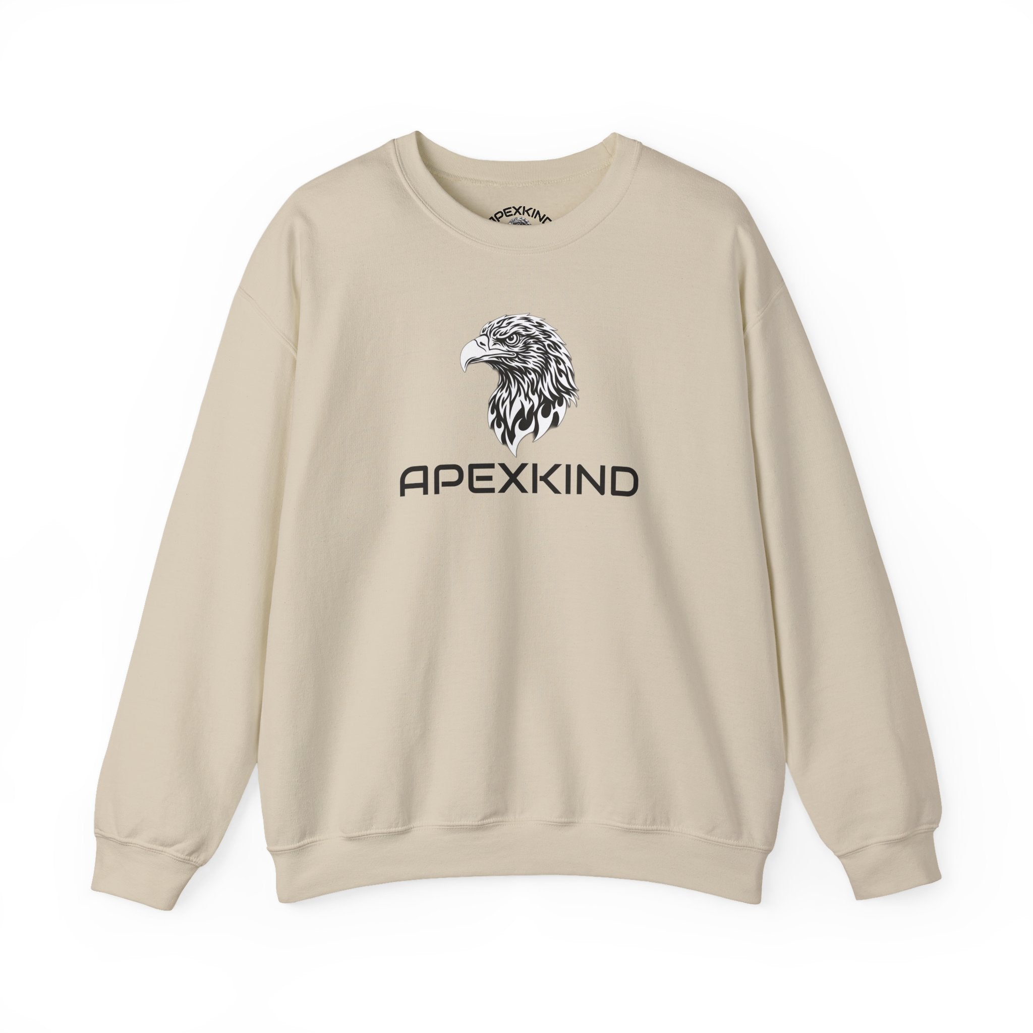 ApexKind Eagle Crewneck Sweatshirt — Walk Wild Live Sharp Graphic