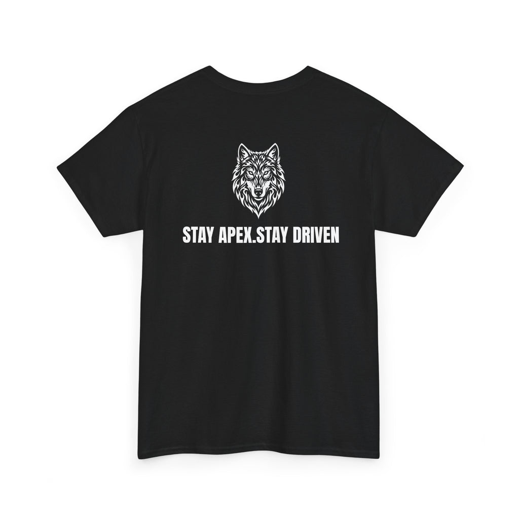 Wolf Logo Tee — APEXXKIND ‘Stay Apex. Stay Driven’ Graphic T-Shirt