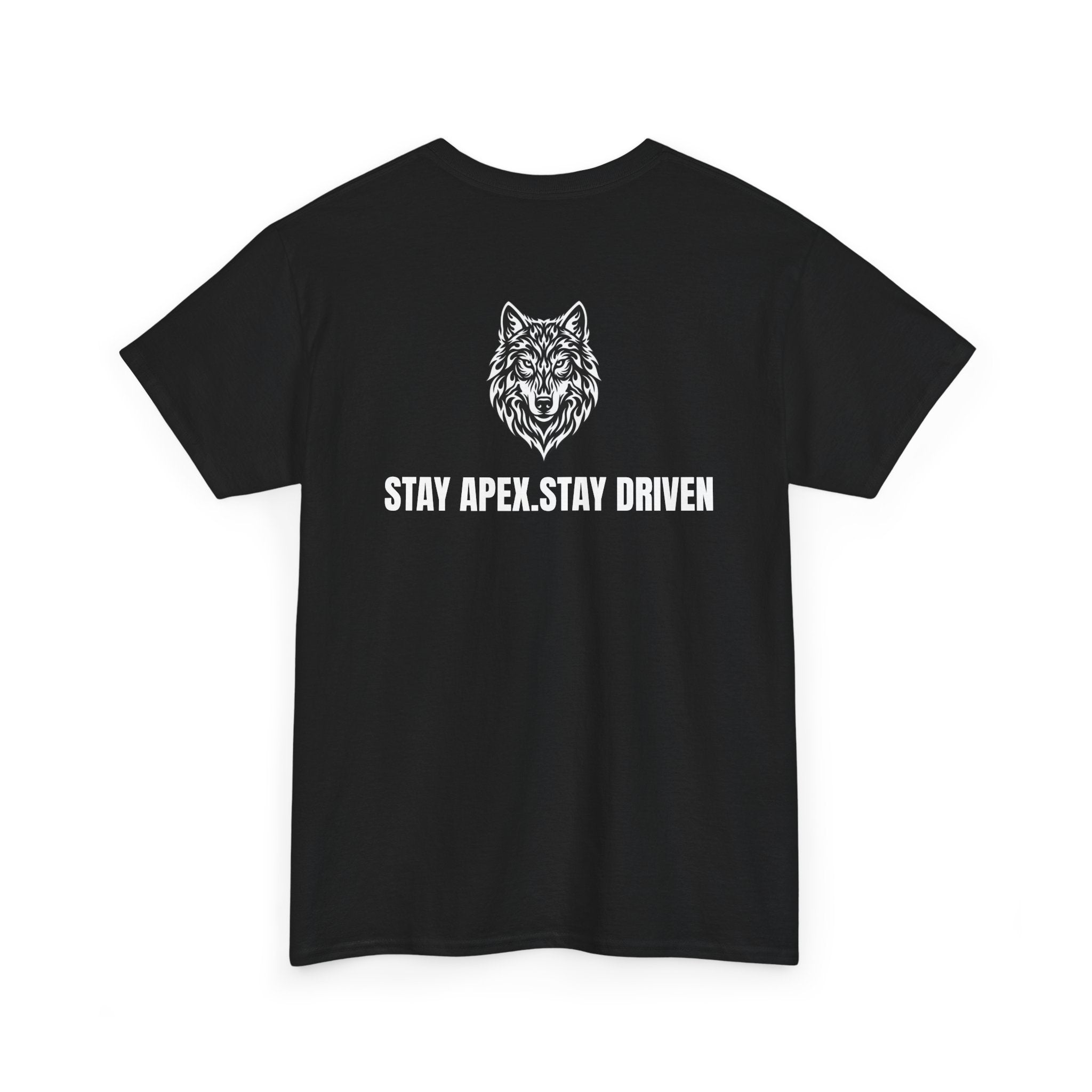 Wolf Logo Tee — APEXXKIND ‘Stay Apex. Stay Driven’ Graphic T-Shirt