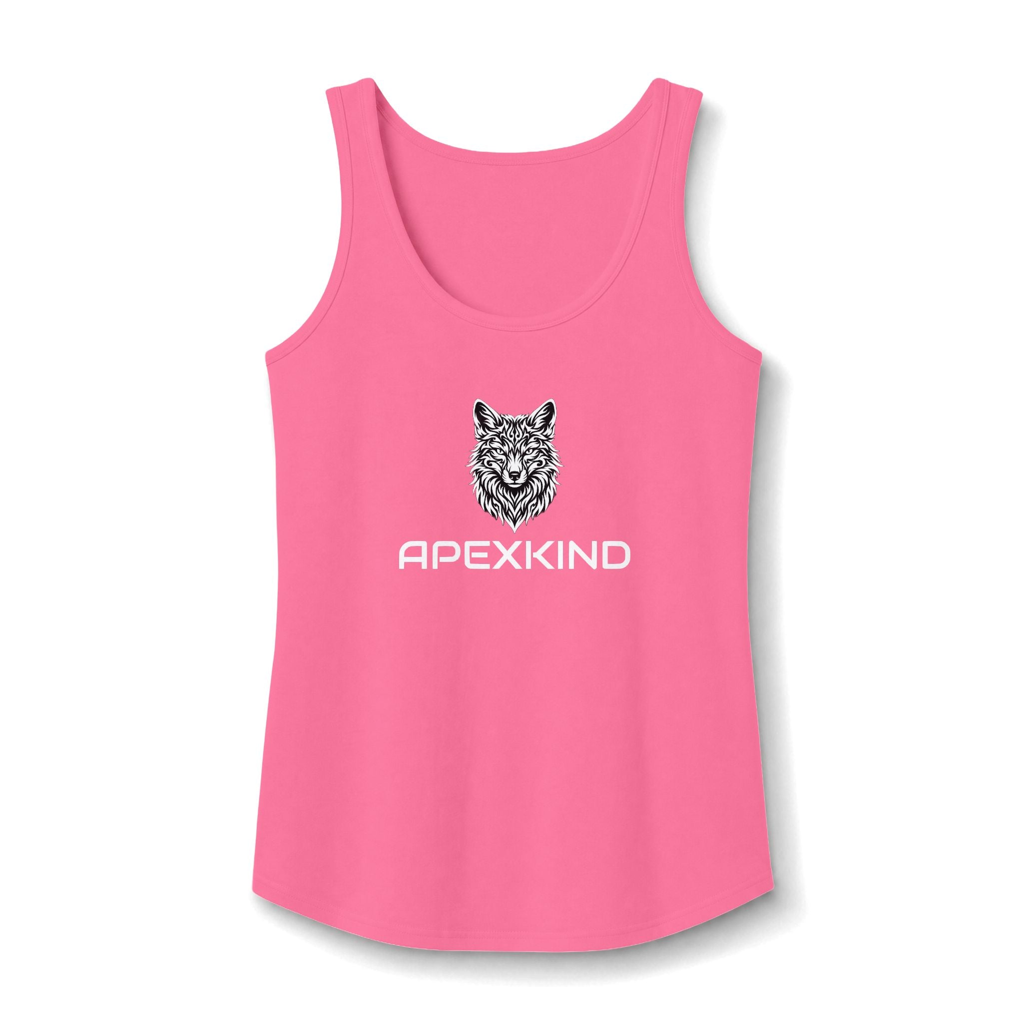 ApexKind Wolf Tank Top — "Stay Driven Stay Apex" Women's Cotton Tank