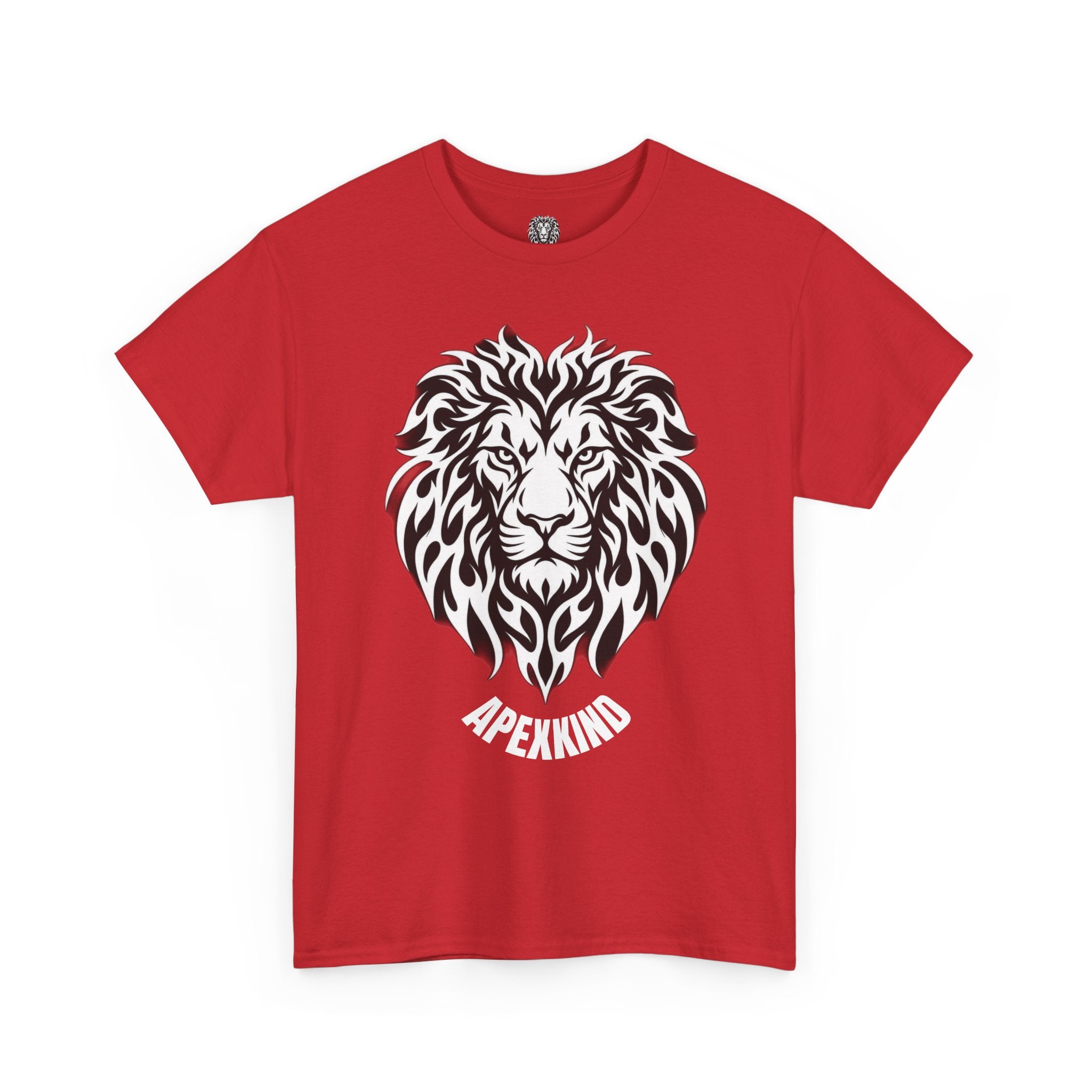 Lion Head Graphic Tee — APEKIND Bold Tribal Lion T-Shirt