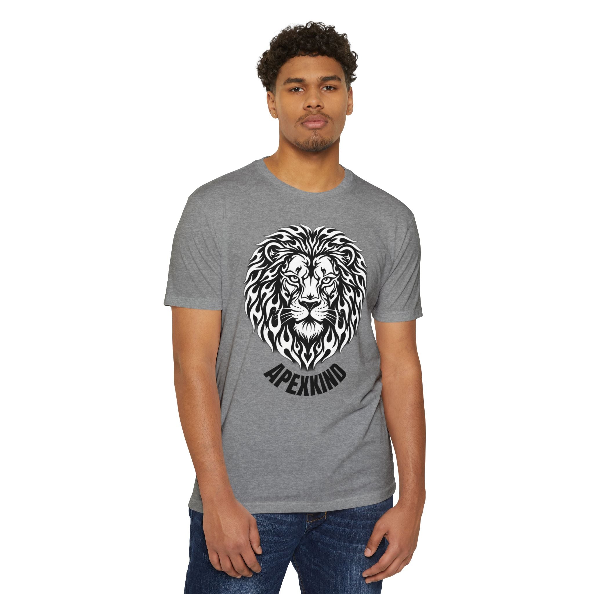 Tribal Flame Lion T-Shirt | Graphic Tee | Unisex