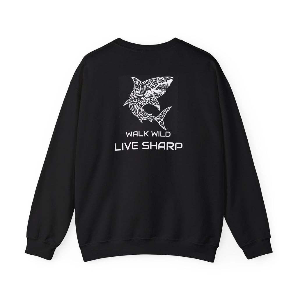 Tribal Flame Great White Shark Sweatshirt – ApexKind