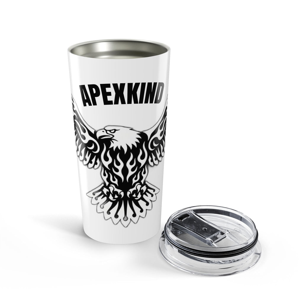 Apexxkind Eagle 20oz Insulated Tumbler — Black Tribal Phoenix Design