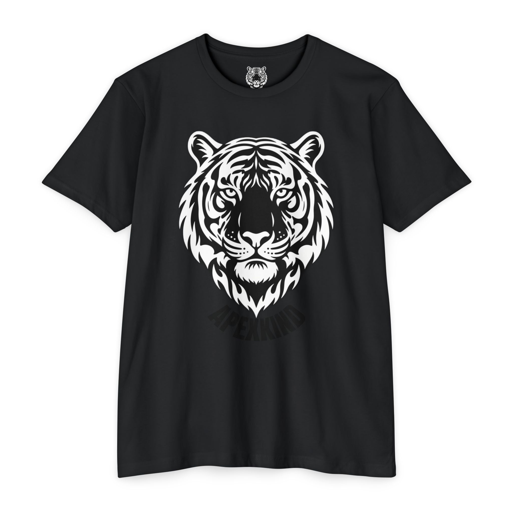 Tribal Flame Siberian Tiger T-Shirt