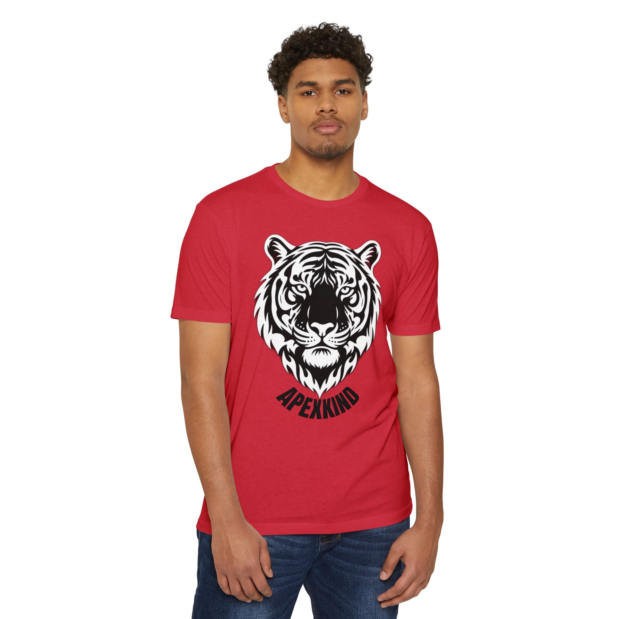Tribal Flame Siberian Tiger T-Shirt