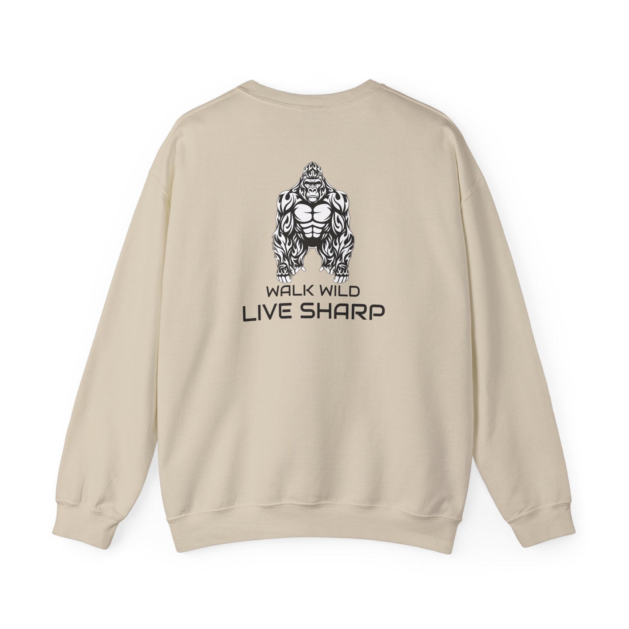 ApexKind 'Walk Wild, Live Sharp' Crewneck Sweatshirt