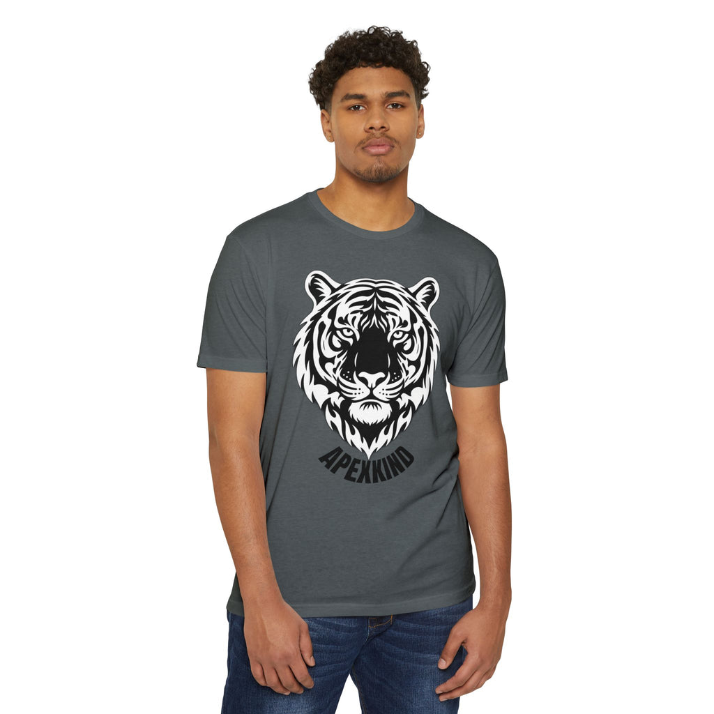 Tribal Flame Siberian Tiger T-Shirt