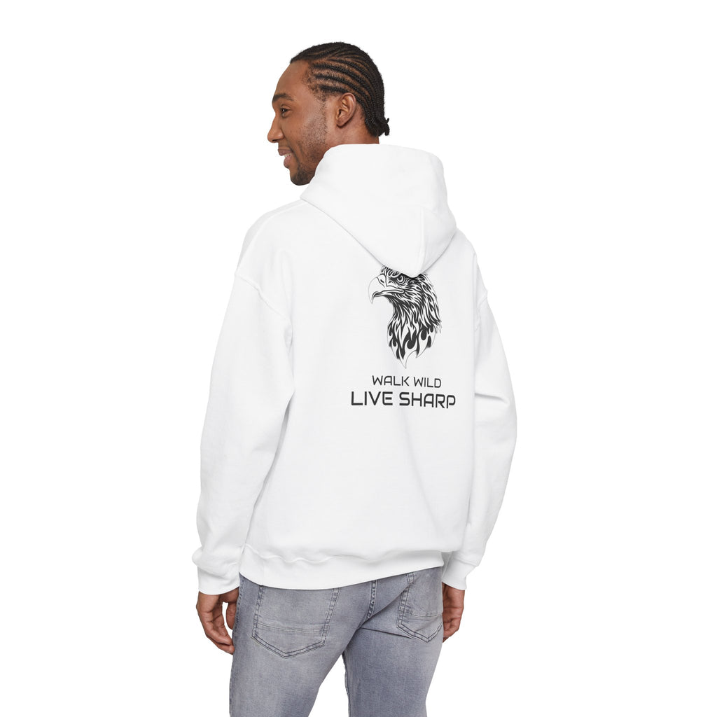 ApexKind Eagle Hoodie – 'Walk WIld Live Sharp' Graphic Pullover