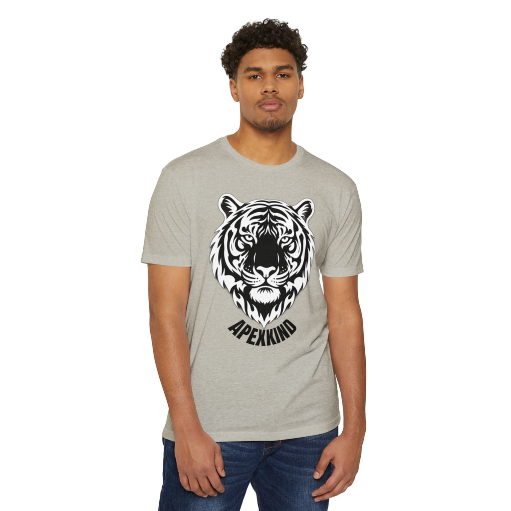 Tribal Flame Siberian Tiger T-Shirt