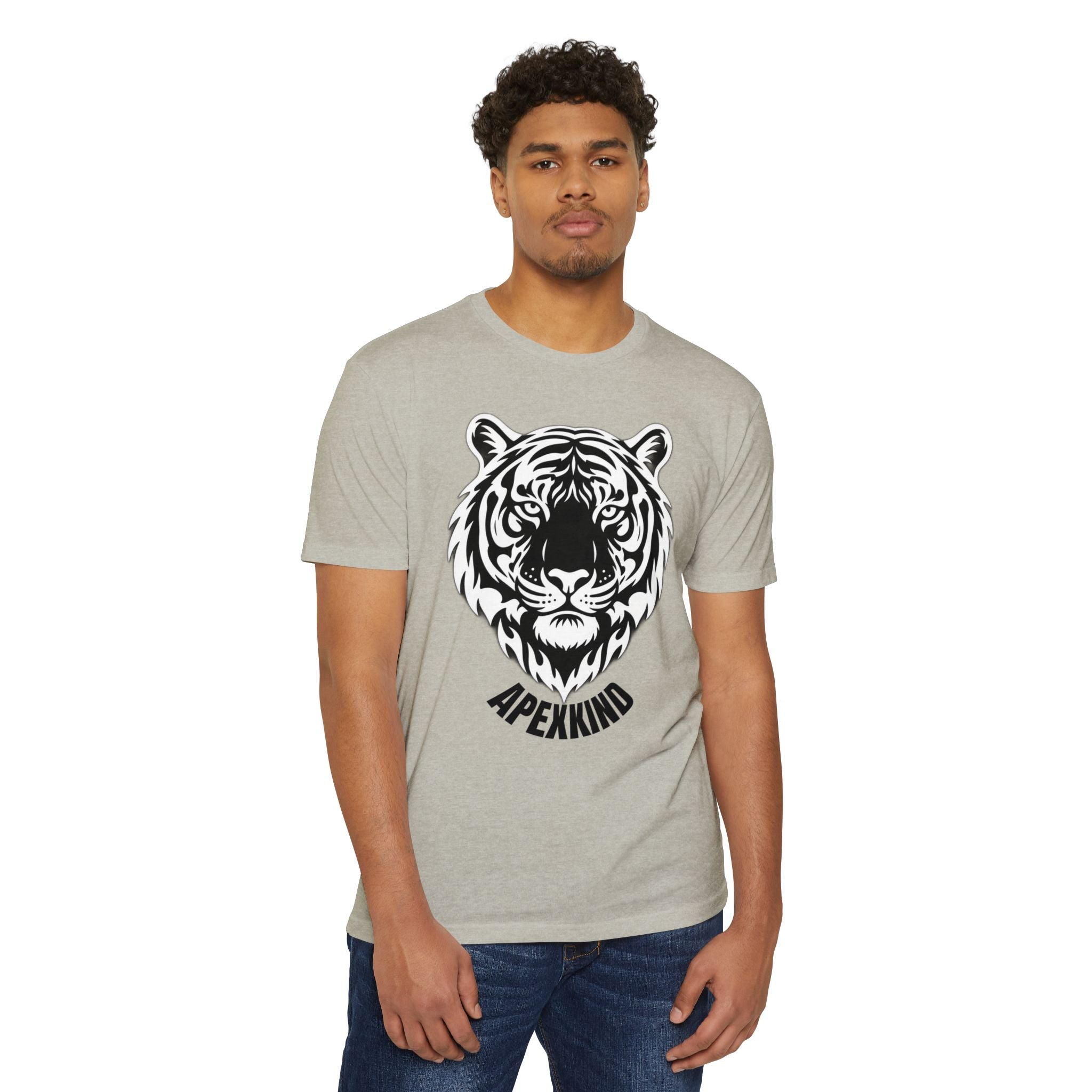 Tribal Flame Siberian Tiger T-Shirt