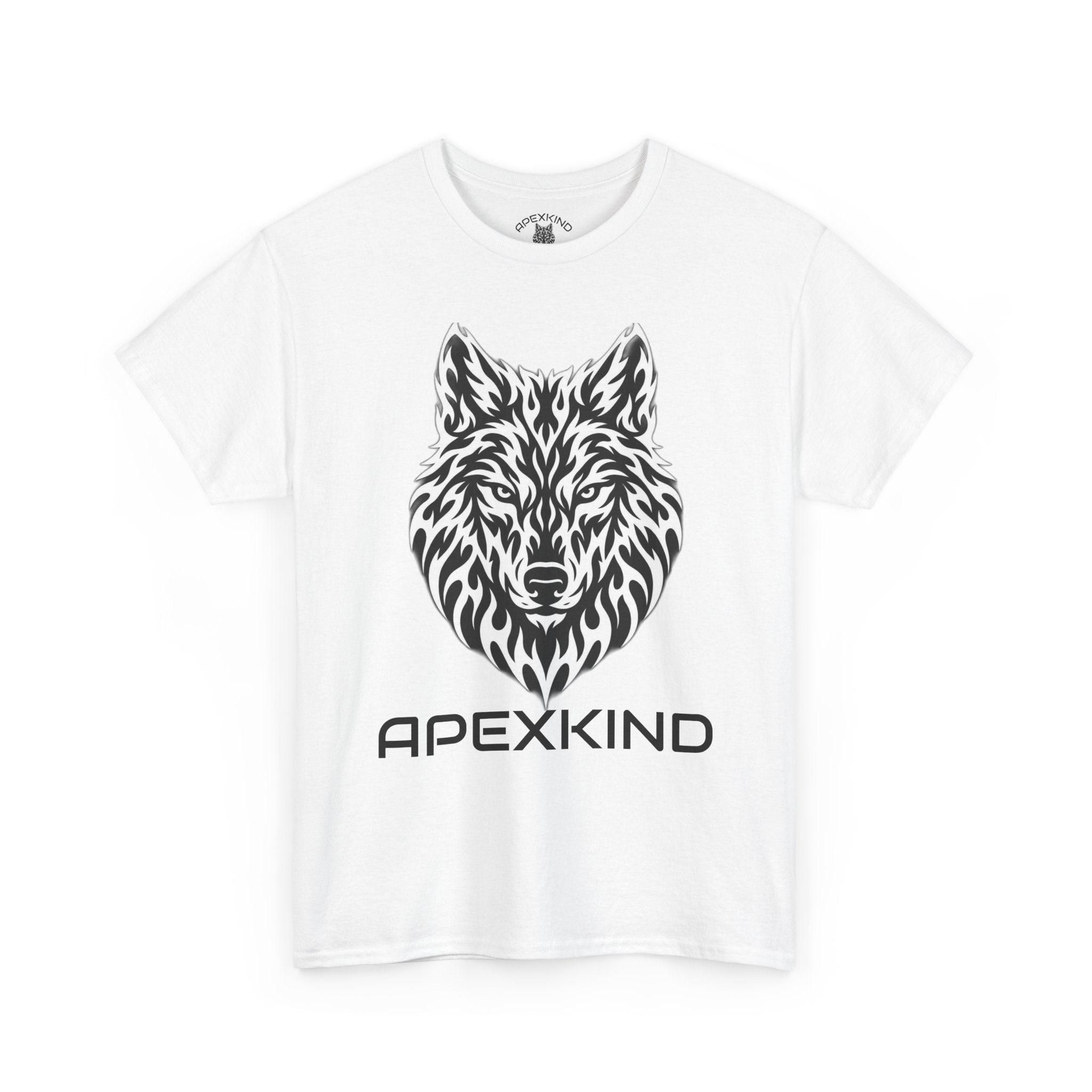 Wolf Logo Tee — APEXKIND 'Stay Apex, Stay Driven' Graphic T-Shirt
