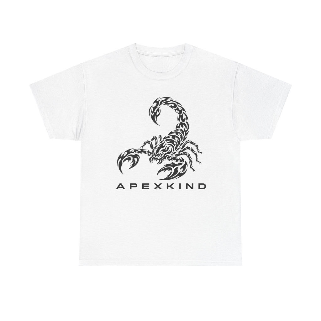 Scorpion Tribal Graphic Tee — APEXKIND Printed Cotton T-Shirt