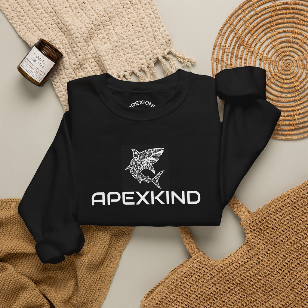 Tribal Flame Great White Shark Sweatshirt – ApexKind