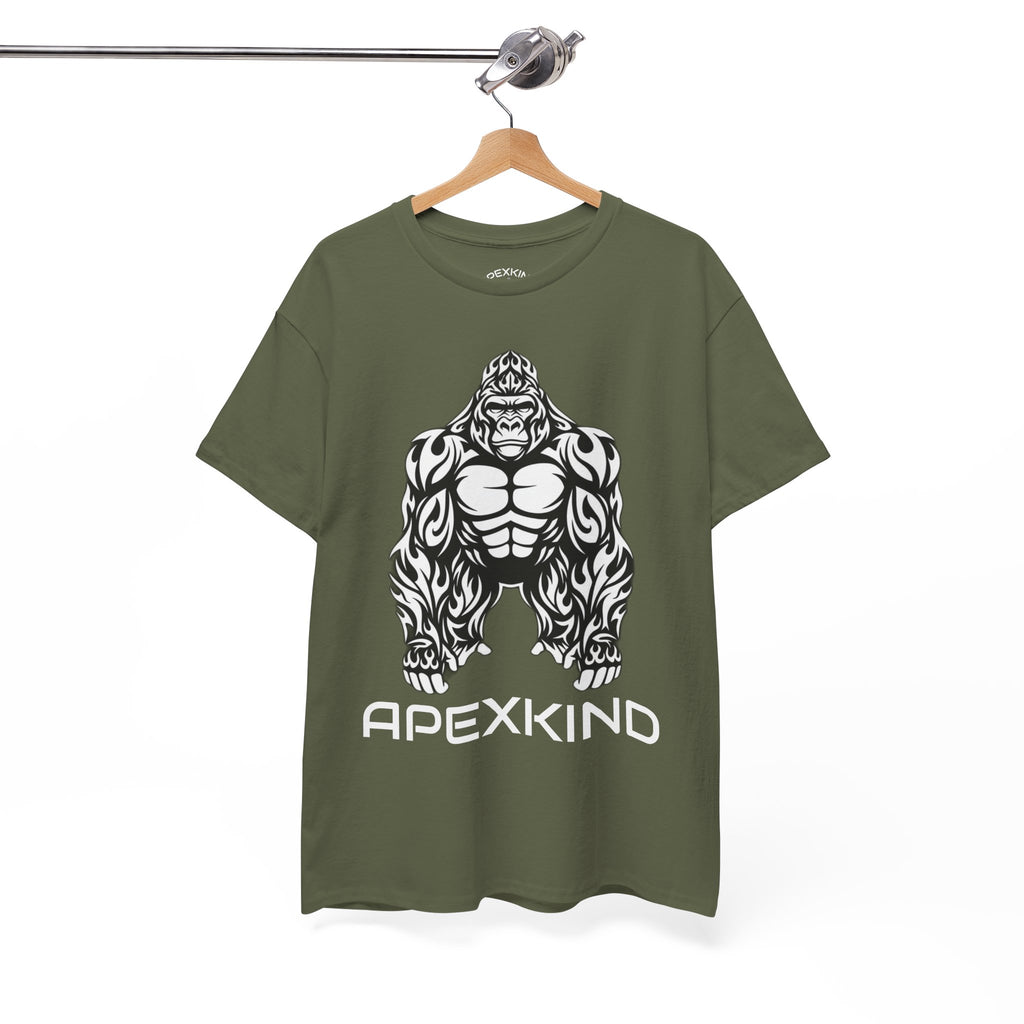 ApexKind Gorilla Tee — 'ApexKind ALPHA MALE 'WALK WILD LIVE SHARP'