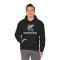ApexKind Shark Hoodie — 'Walk Wild Live Sharp' Graphic Pullover