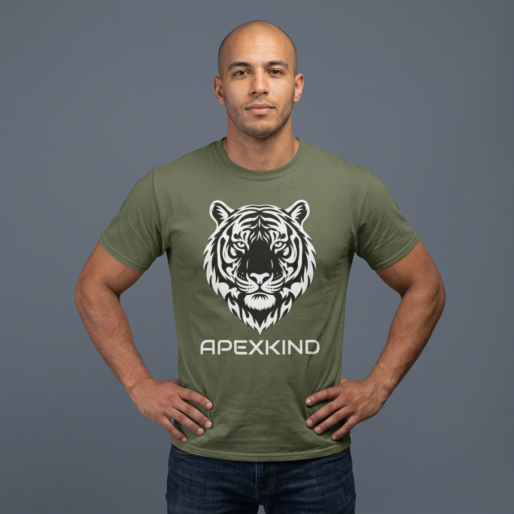 Tribal Flame Tiger Shirt – ApexKind