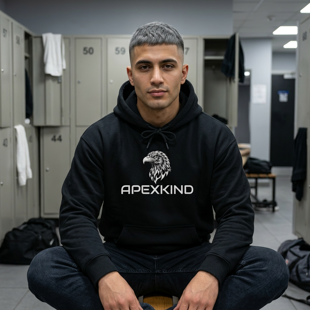 ApexKind Eagle Hoodie — 'ApexKind' Logo & 'Stay Driven Stay Apex' Motivational Pullover