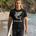 ApexKind Shark Tee — Tribal Shark Graphic Shirt with “APEXKIND” & “Stay Apex, Stay Driven”
