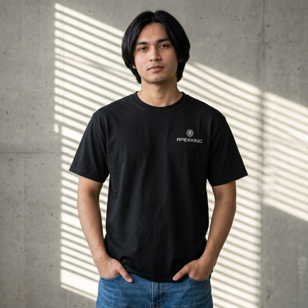 ApexKind Lion Graphic T-Shirt — “Stay Apex, Stay Driven” Motivational Tee