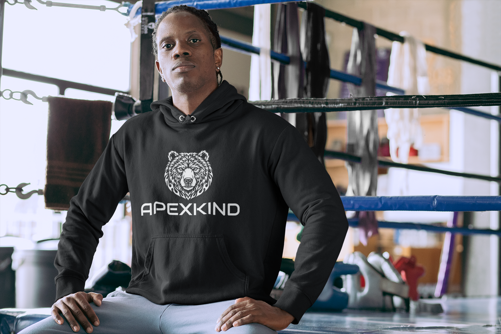 Grizzly Hoodie — APEXKIND 'Walk Wild Live Sharp' Graphic Hoodie