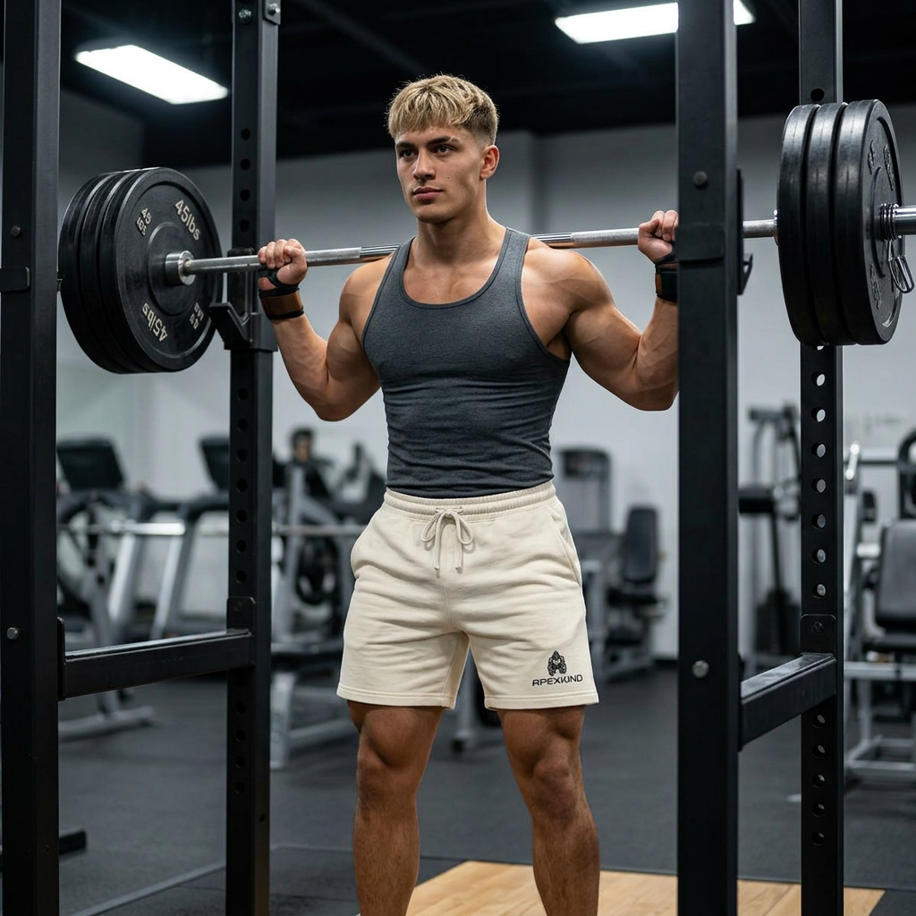 Men's Heavyweight Fleece Shorts – Gorilla Graphic | ApexKind Alpha