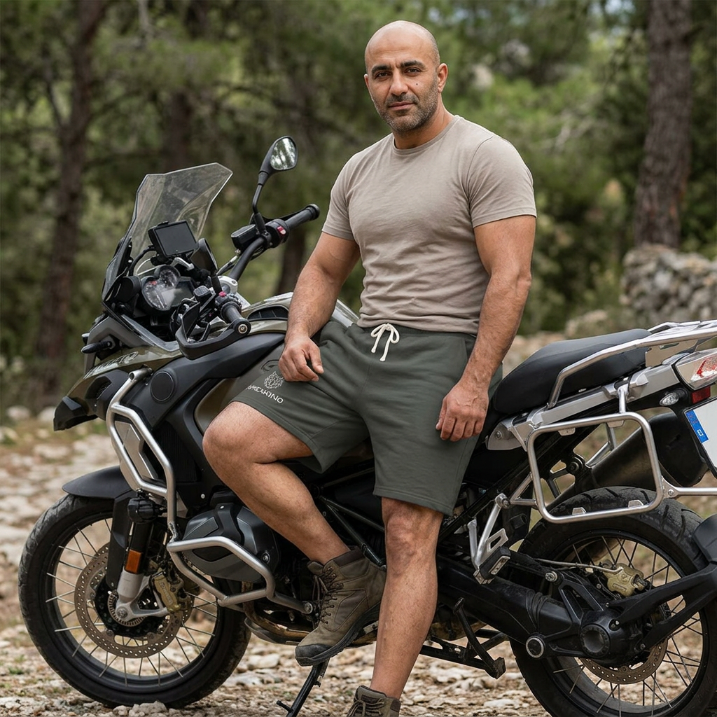 Men's Heavyweight Fleece Shorts – Wolf Graphic | ApexKind Alpha